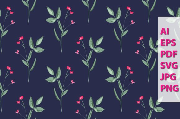 Floral Digital Paper Pattern Background