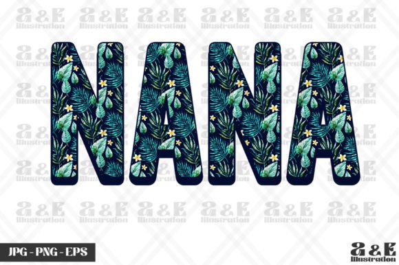 Floral Nana New Grandma Pregnancy Reveal