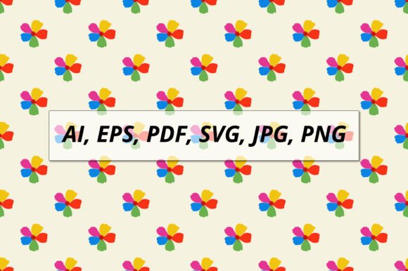 Floral Seamless Pattern Background SVG