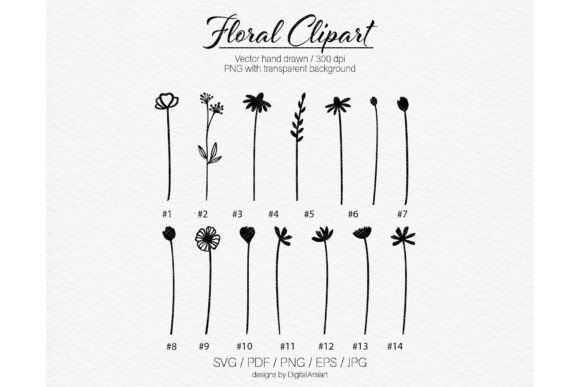 Flowers SVG Laser Cut Botanical
