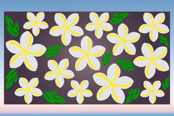 Frangipani Exotic Flower 20oz Libbey SVG