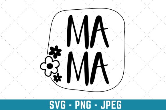 Mama Flower Floral Square Mother’s Day